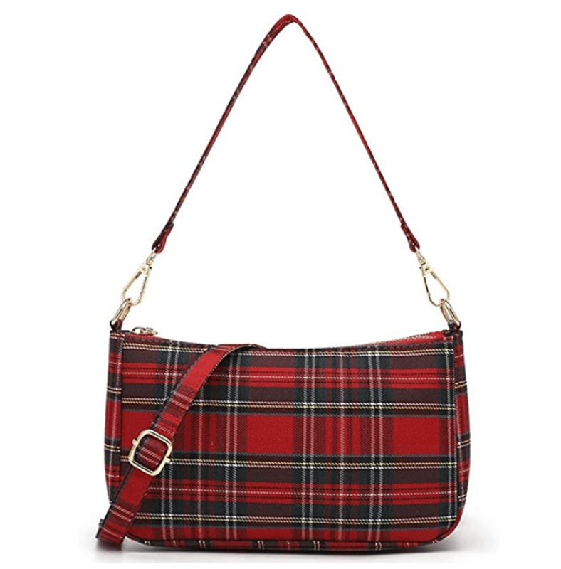 Bolso Baguette Tartán Ro rox