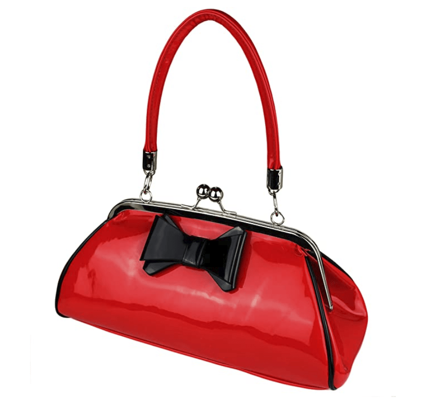 Bolso retro frame bag rojo